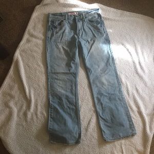 Distressed Mossimo Jeans